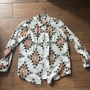 Pacsun southwestern style long sleeve